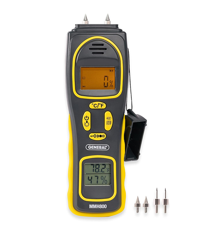 General Tools MMH800 PinPinless Moisture Meter